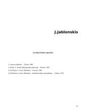 Jono Jablonskio pedagoginė veikla 10 puslapis