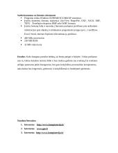 Kompiuteris ir jo sudėtinės dalys. Optimaliausia komplektacija žemėlapių sudarymui 6 puslapis