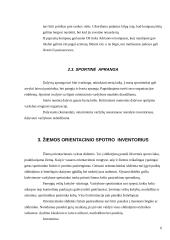 Orientacinio sporto inventorius (vasaros ir žiemos), jo pasirinkimas ir paruošimas varžyboms 5 puslapis