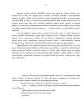 Pedagogų, organizuojančių papildomą ugdymą, kvalifikacija ir galimybės ją tobulinti 17 puslapis