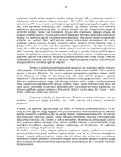 Pedagogų, organizuojančių papildomą ugdymą, kvalifikacija ir galimybės ją tobulinti 8 puslapis