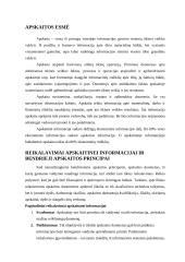 Reikalavimai apskaitinei informacijai ir jos formavimas valdymo sistemoje 4 puslapis