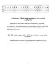 Sistemos išorinio ir vidinio funkcionavimo matematinis aprašymas ir to funkcionavimo sisteminė analizė 4 puslapis
