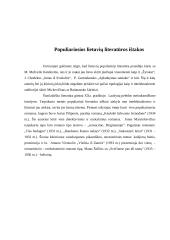 Šiuolaikinė populiarioji lietuvių literatūra 3 puslapis