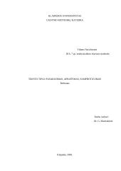 Teksto tipai: pasakojimas, aprašymas, samprotavimas
