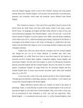 The Peculiarities of New Zealand English 3 puslapis