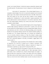 The Peculiarities of New Zealand English 5 puslapis