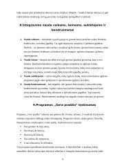 Ugdymo turinio integracijos galimybės taikant "geros pradžios" metodą 10 puslapis