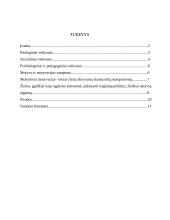 Vaikai ir fizinis aktyvumas. Veiksniai  sąlygojantys mokinių  fizinį aktyvumą 11 puslapis