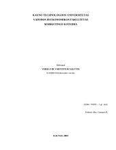 Verslo ir vartotojo sąlytis