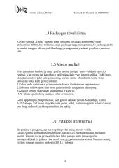 Verslo planas: grožio salonas "Dolita" 4 puslapis