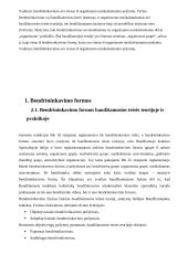 Bendrininkavimo formų samprata, raida, reikšmė 11 puslapis