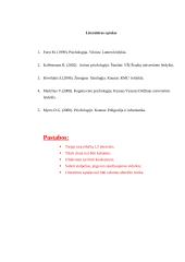 Žmogaus odos esteziometrija 8 puslapis