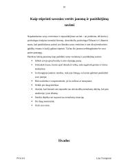 Aš vaizdas bei savęs vertinimas 8 puslapis