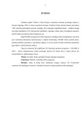 Europos Sąjungos (ES) programos: PHARE, SAPARD, ISPA 2 puslapis