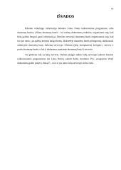 Grupinio darbo sistemos Lotus Notes/Domino duomenų bazių analizė 14 puslapis