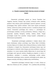 Humanistinės psichologijos istorija ir idėjos 3 puslapis