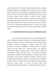 Humanistinės psichologijos istorija ir idėjos 4 puslapis