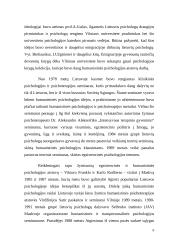 Humanistinės psichologijos istorija ir idėjos 6 puslapis