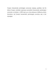 Humanistinės psichologijos istorija ir idėjos 9 puslapis