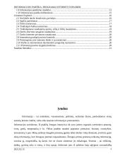 Informacijos paieška. Programa Internet Explorer 2 puslapis