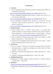 Informacinių technologijų svarba ir ypatumai viešajame administravime 13 puslapis
