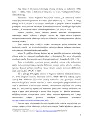 Informacinių technologijų svarba ir ypatumai viešajame administravime 8 puslapis