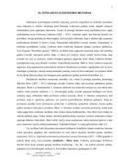 Intelekto samprata psichologijoje 7 puslapis