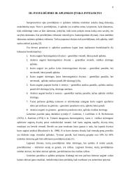 Intelekto samprata psichologijoje 9 puslapis