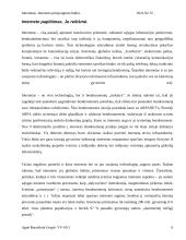 Internetas. Interneto prisijungimo būdai 6 puslapis
