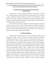 Lietuvos Respublikos ir Rusijos Federacijos Konstitucijų lyginamoji analizė 3 puslapis