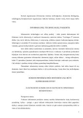 Organizacijų veiklos procesų modernizacija informacinių technologijų priemonėmis 7 puslapis