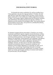 Psichologinės raidos teorija pagal Z. Freudą 3 puslapis
