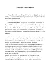 Stresas, streso faktoriai 2 puslapis