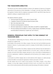 Takeover bids in Europe 4 puslapis