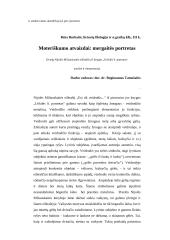 N. Miliauskaitė "Esi tik veidrodis" ir "Po pamokų kieta ranka" 3 puslapis