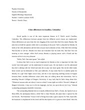 P. Roth "Goodbye, Columbus". Class differences in Goodbye, Columbus
