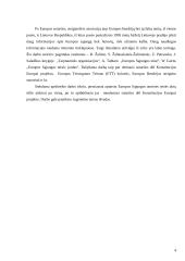 Europos Sąjungos (ES) antrinės teisės aktai ir jų apibūdinimas sutartyje dėl konstitucijos Europai projekte 4 puslapis