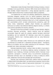 Europos Sąjungos institucijos ir jų aprašymai 14 puslapis