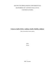 Lietuvos darbo biržos vaidmuo darbo išteklių valdyme