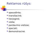 Naujo produkto įvedimo į rinką rėmimas įmonės pavyzdžiu 9 puslapis