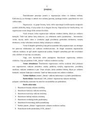 Organizacinė valdymo struktūra: technikos pardavimas, nuoma ir serviso paslaugos UAB "Jubana" 2 puslapis