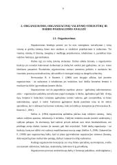 Organizacinė valdymo struktūra: technikos pardavimas, nuoma ir serviso paslaugos UAB "Jubana" 6 puslapis