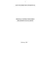 Personalo vadyba: apželdinimo paslaugos