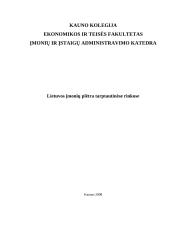 Plėtra tarptautinėse rinkose: šaldytuvų gamyba AB "Snaigė"