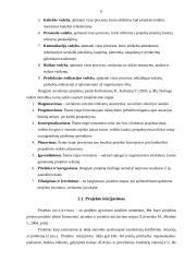 Projekto valdymo procesų sistemos analizė 6 puslapis