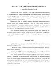 Strategijos ir strateginis planavimas 3 puslapis