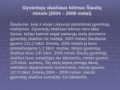 Šiaulių miesto gyventojų skaičiaus dinamika 5 puslapis