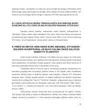 Tarptautinis euro vaidmuo šalių ekonomikose 18 puslapis