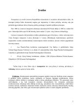 Transporto problemos Lietuvoje 2 puslapis